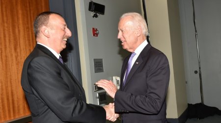 İlham Əliyev Co Baydenlə görüşdü