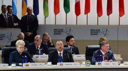 İlham Əliyev Nüvə Təhlükəsizliyi Sammitində - FOTOLAR