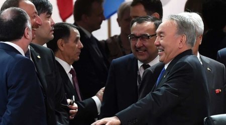 ​İlham Əliyev Vaşinqtonda Qazaxıstan prezidenti ilə görüşüb