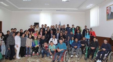 Musiqili Teatr Gənclərin Peşə Reabilitasiya Mərkəzində çıxış etdi - Fotolar