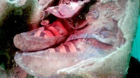 1,500-year old mummy found wearing 'ADIDAS trainers'