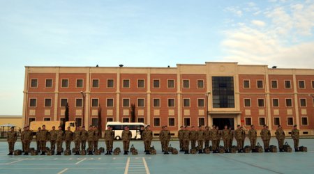 42 peacekeeping Azerbaijani troops depart on mission to Afghanistan