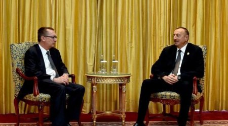 İlham Əliyev Cefri Beltmanla görüşdü