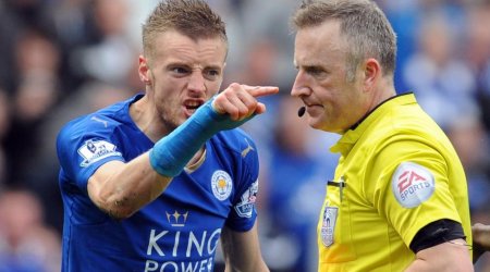 Leicester's Jamie Vardy charged by Football Association over dismissal