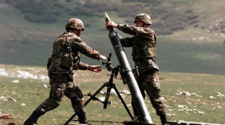 Erməni silahlı bölmələri Azərbaycan Ordusunun mövqelərini atəşə tutub