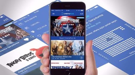 “CinemaPlus” kinoteatrlar şəbəkəsindən yeni mobil əlavə!
