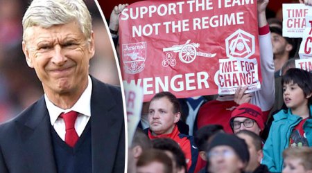 Twitter reacts to 'Wenger out' Arsenal fan protest fail