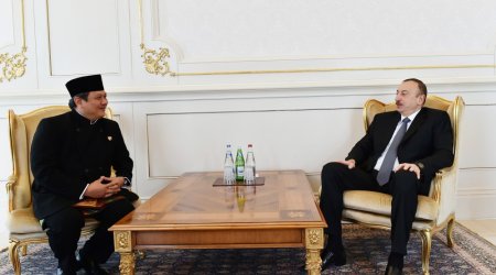 İlham Əliyev İndoneziya səfirinin etimadnaməsini qəbul etdi - FOTOLAR