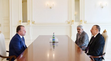 İlham Əliyev Beynəlxalq Cüdo Federasiyasının prezidentini qəbul etdi
