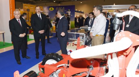 İlham Əliyev sərgi ilə tanış oldu