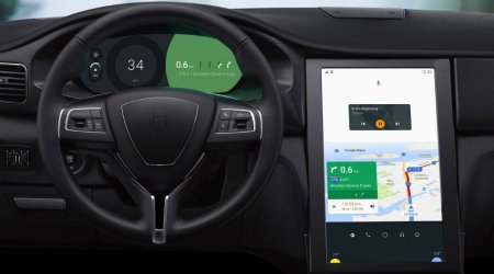Google показал автомобильный планшет - ВИДЕО