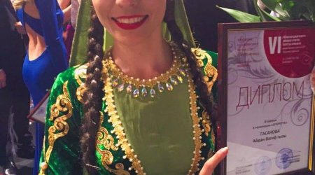 Musiqili Teatrın aktrisası Beynəlxalq müsabiqədə üçüncü oldu