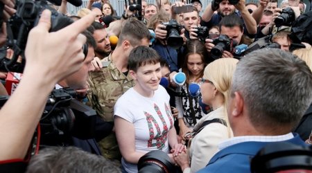 Опубликована запись выступления Савченко