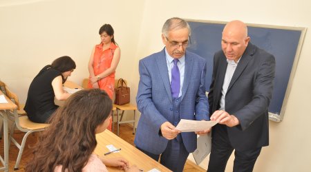 Azərbaycan Dillər Universitetində yay imtahan sessiyasına start verildi - FOTOLAR