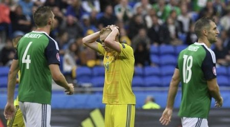 Avro-2016: Ukrayna – Şimali İrlandiya - 0:2