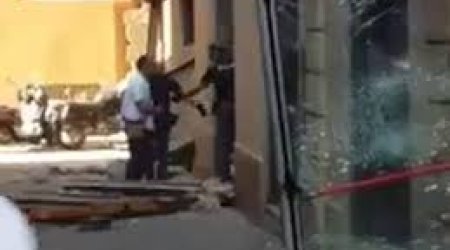 Взрыв в центре Болоньи - ВИДЕО