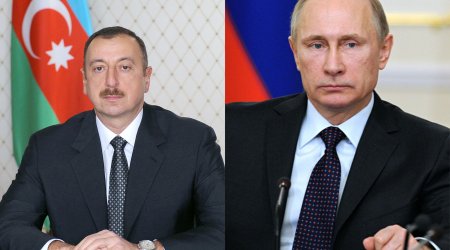 İlham Əliyev Rusiyanın dövlət başçısına başsağlığı verdi