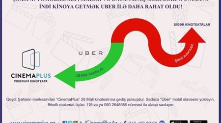 Bütün yollar “CinemaPlus” kinoteatrına aparır!