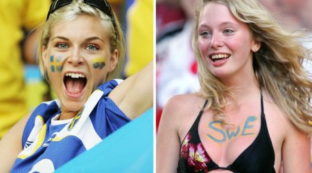 Sweden boasts best looking fans at Euro 2016