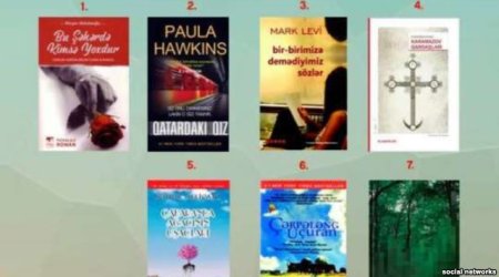 İyunda ən çox satılan kitablar: 
