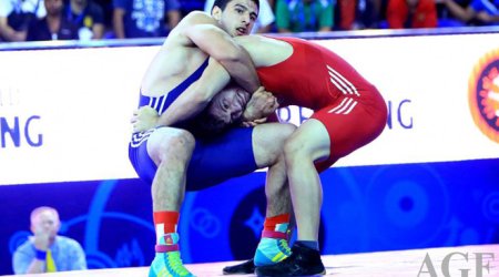 Güləşçimiz erməni rəqibini məğlub etdi