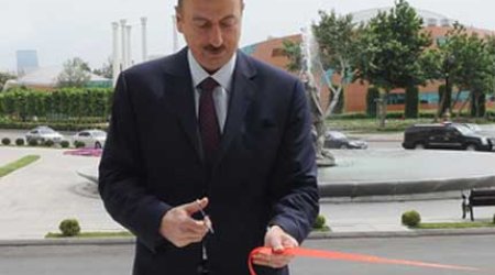 İlham Əliyev açılış etdi