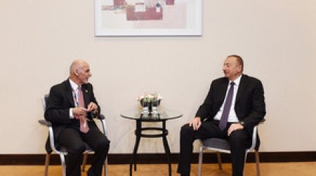 Azərbaycan və Əfqanıstan prezidentlərinin görüşü oldu