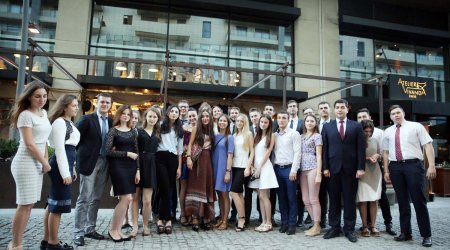 Leyla Əliyeva rusiyalı tələbələrlə görüşdü - FOTOLAR