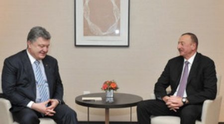 Bakıda Azərbaycan və Ukrayna prezidentlərinin görüşü keçirilir