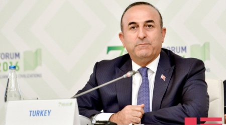 Çavuşoğlunun Azərbaycana səfəri başladı