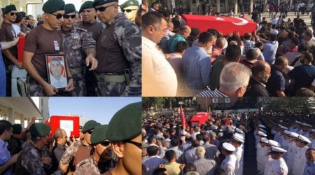 Türkiyədə çevrilişin qarşısını alan azərbaycanlı zabit dəfn edildi