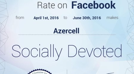 Azercell once again preserves its leading position in social networks with 100% response rate