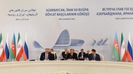 Next meeting of Azerbaijani, Russian and Iranian Presidents to be held in Iran
