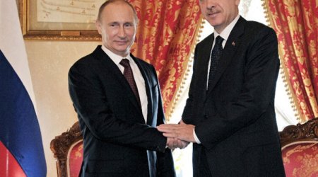 Sankt-Peterburqda Putin və Ərdoğan arasında görüş başlayıb
