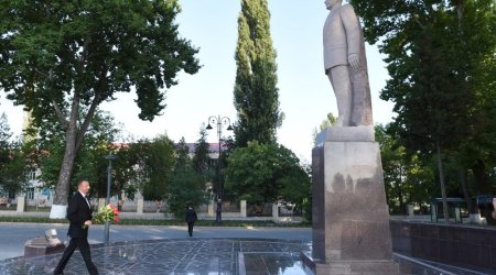 İlham Əliyev İsmayıllı rayonunda səfərdədir