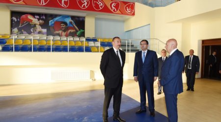 President Aliyev views Olympic Sport Complex in Ismayilli after major overhaul