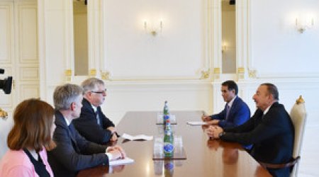 İlham Əliyev Avropa İttifaqının Cənubi Qafqaz üzrə xüsusi nümayəndəsini qəbul edib