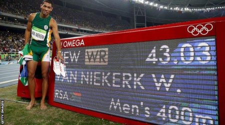 Wayde van Niekerk breaks world record to win Olympic gold