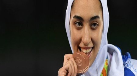 İranda ilk dəfə qadın idmançı olimpiya medalı qazanıb