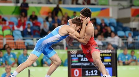 Azerbaijani wrestler claims silver at Rio 2016