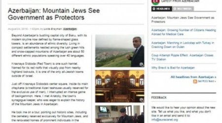 Eurasianet: Mountain Jews see government as protectors in Azerbaijan