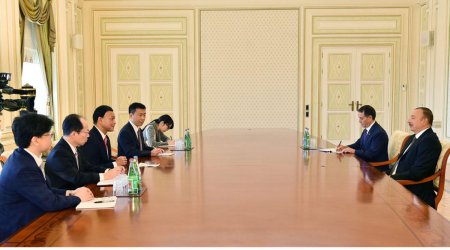 Azərbaycan prezidenti Yaponiya XİN-in parlamentar vitse-nazirini qəbul etdi