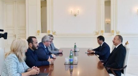 İlham Əliyev Avropa Parlamentinin vitse-prezidentini qəbul etdi