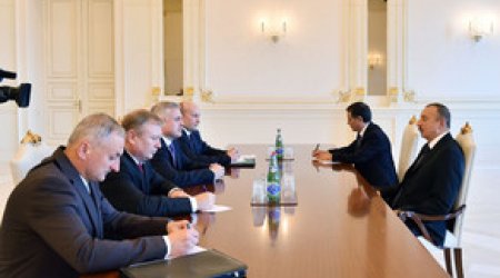 İlham Əliyev Belarus Təhlükəsizlik Şurasının rəhbərini qəbul edib