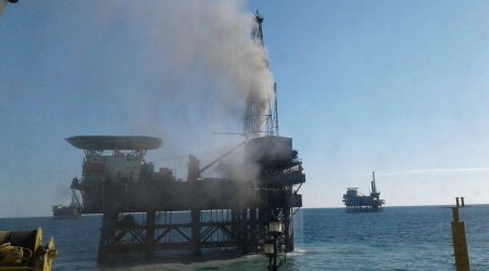 Fire occurs on SOCAR platform
