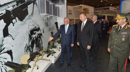 İlham Əliyev “ADEX-2016” sərgisində