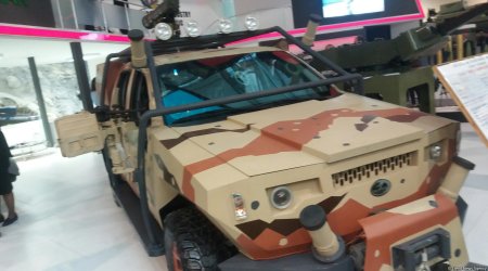 Azerbaijan showcases new armored fighting vehicle
