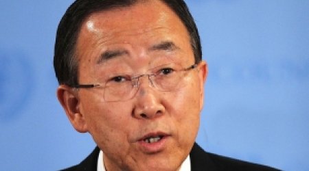 Pan Gi Mun V Bakı Beynəlxalq Humanitar Forumuna müraciət göndərib