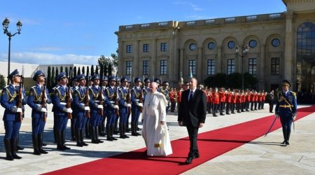 İlham Əliyev Roma Papası ilə görüşdü