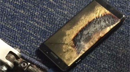 ‘Fixed Samsung Galaxy Note 7' catches fire on plane